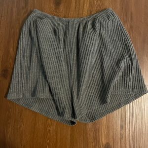 Joah Brown Ribbed Shorts S/M
